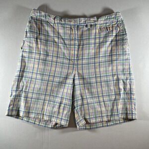 Tommy Hilfiger Golf Womens Plaid Shorts Size‎ 8 Preppy Madras Check